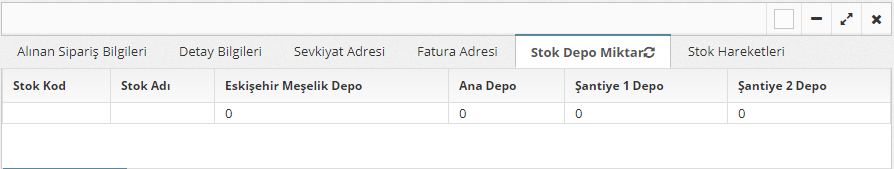 Alınan Sipariş Nasıl Oluşturulur?